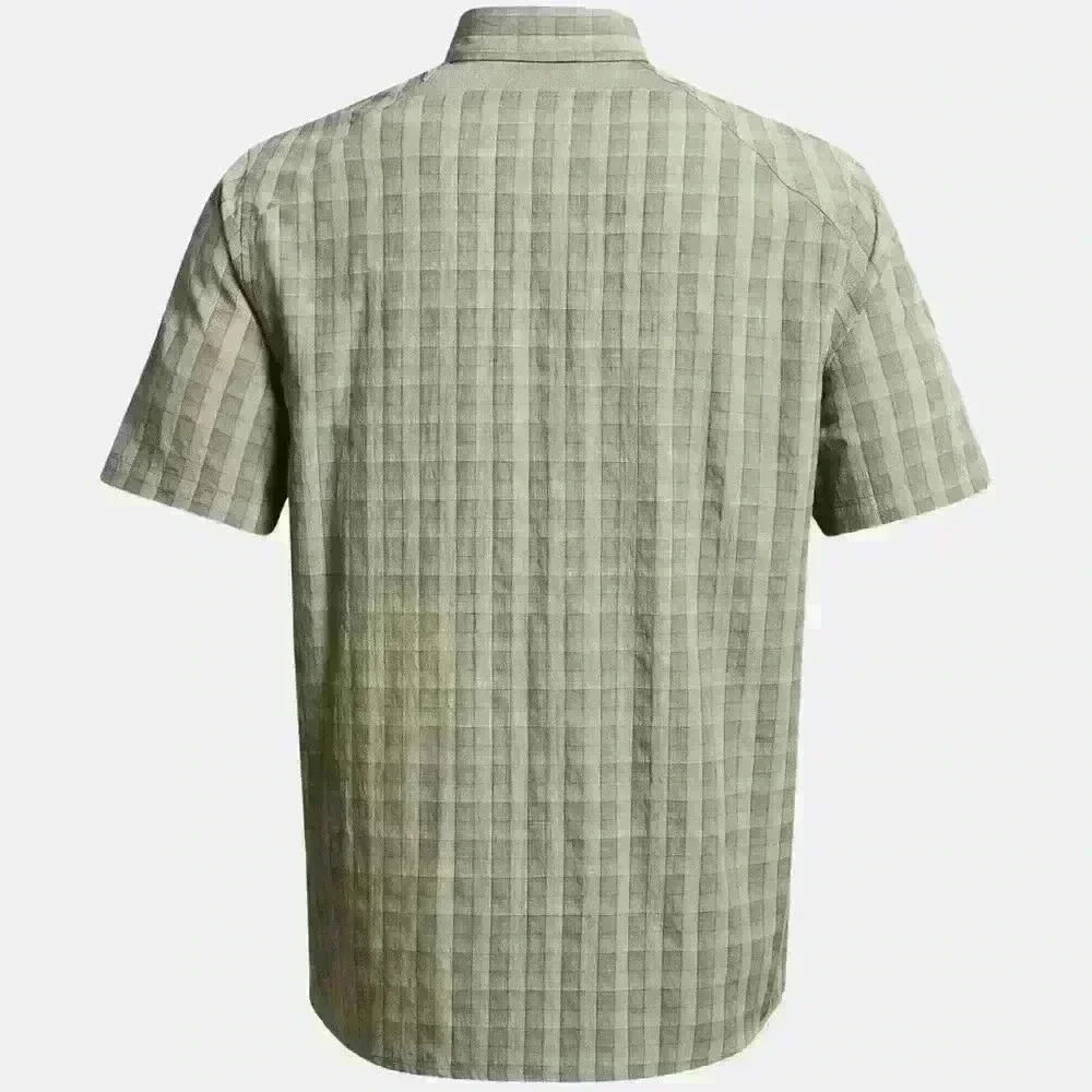 Men's UA Drift Tide 2.0 Plaid Short Sleeve Size Large - Picture 5 of 5